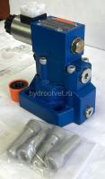 DBW20B2-5X/200CW110-50N9K4 - Предохранительный клапан Ду25 с давлением настройки до 200 бар, управление - X и Y - внутренние с разгрузкой B = открыт с электроуправлением W110