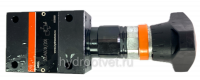 DBDA6G1X/200 - Предохранительный клапан прямого управления Ду6, давление регулировки до 200 бар, тип монтажа - резьбовой, элемент регулировки A = рукоятка с ключом